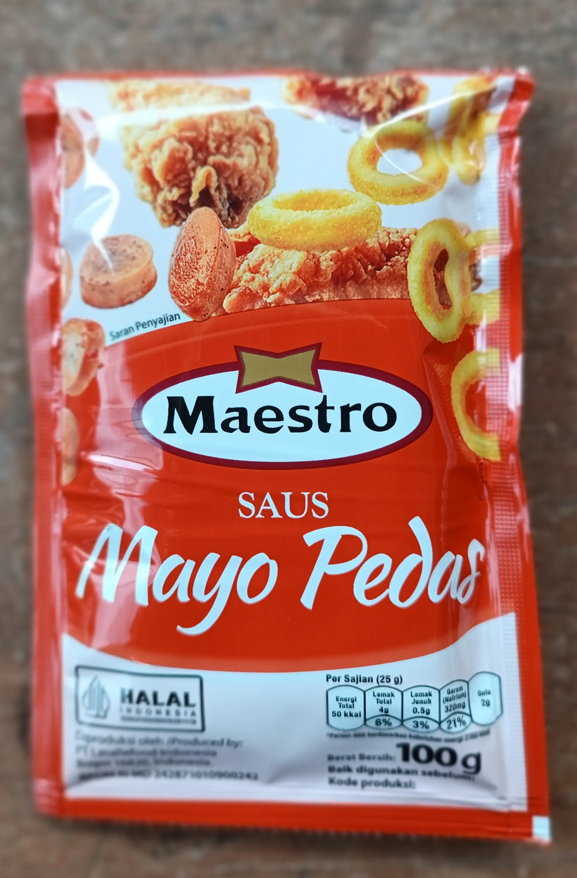 Maestro Mayo Pedas 100gr