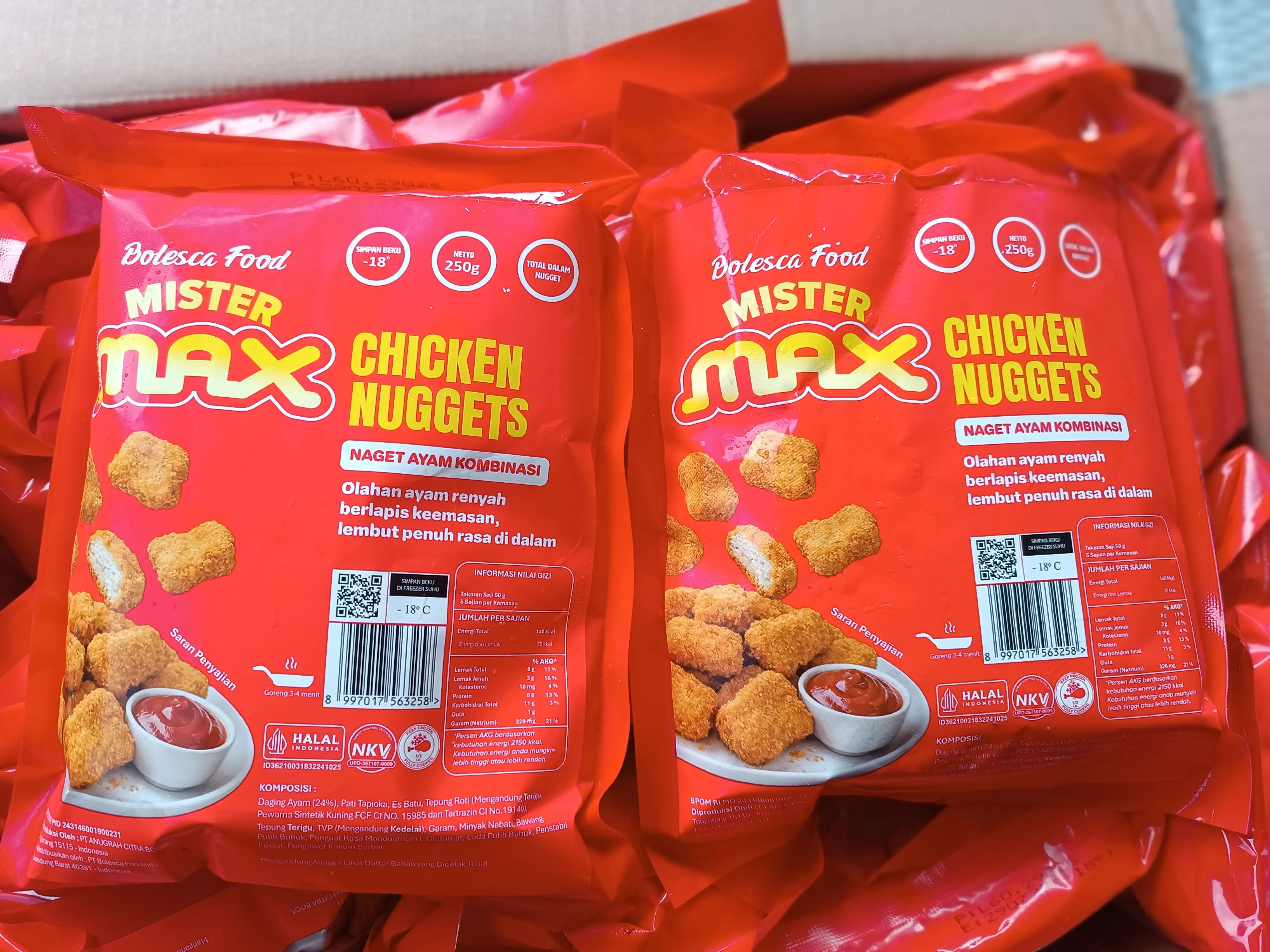 Mister max Chicken Nugget 250gr
