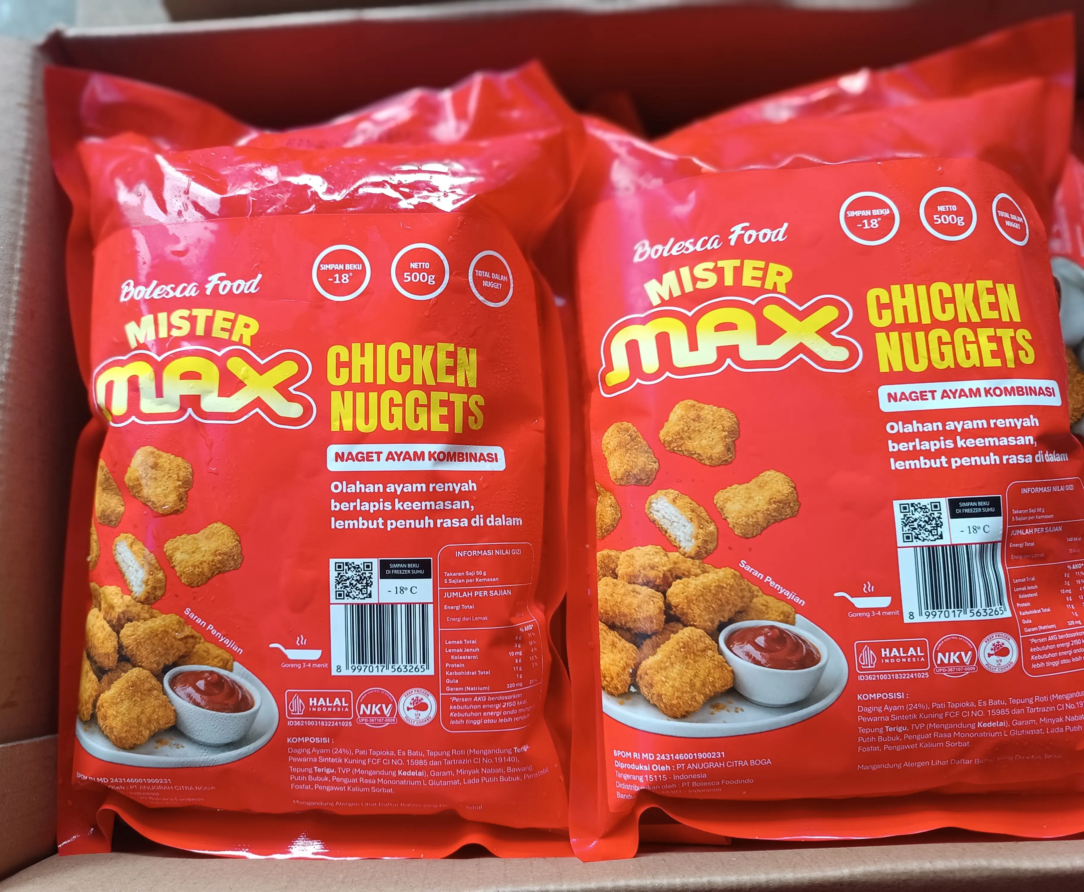 Mister Max Chicken Nugget 500gr